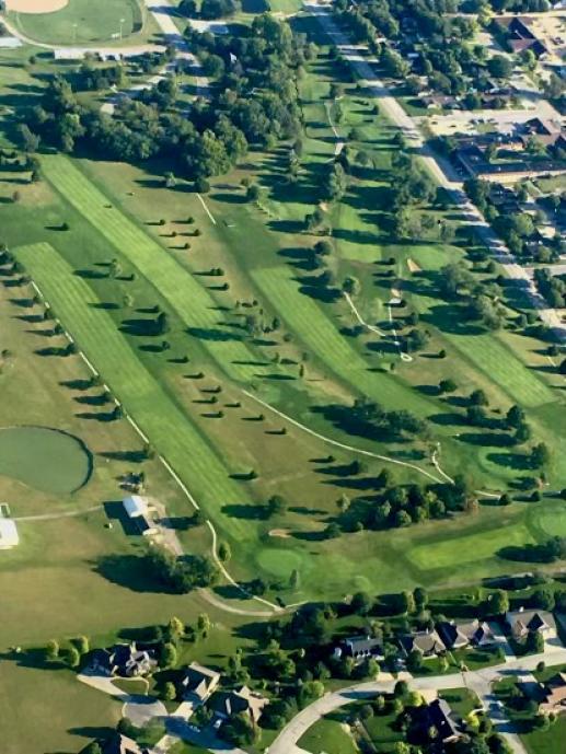 Aerial View of Hillsboro Golf Course 